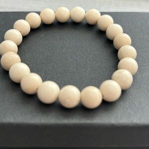 Natural Riverstone Stretch Bracelet | Stackable